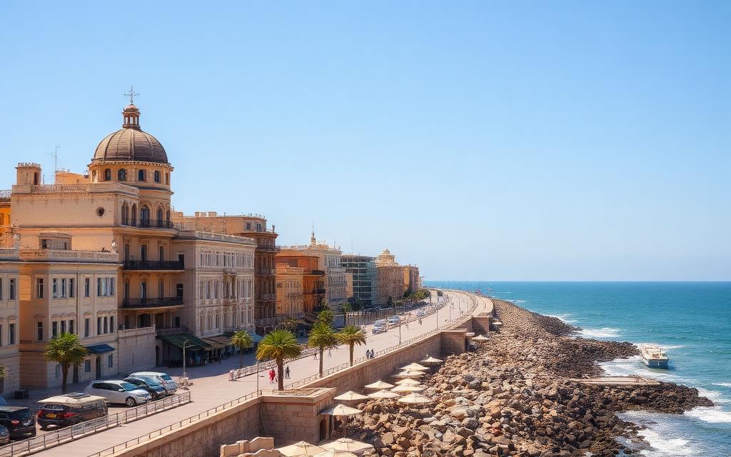 محافظ الإسكندرية يتفقد أعمال تطوير الكورنيش استعدادًا لموسم الشتاء